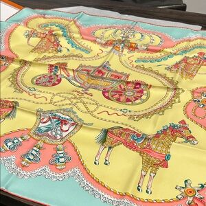 Hermes Paperde Silk Scarf
